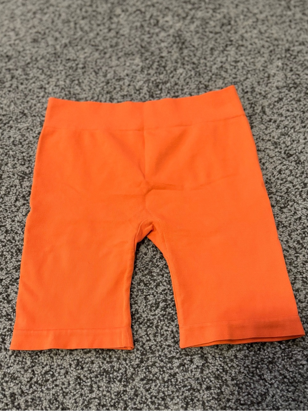 Intimately Free People Orange Stretch Bike Shorts